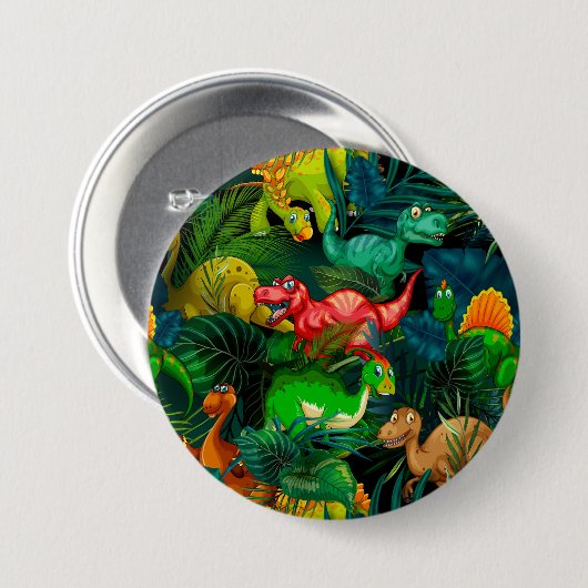 Dinosaur Park Button (Vorne & Hinten)