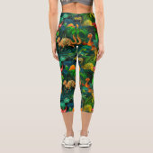 Dinosaur Park Capri Leggings (Rückseite)