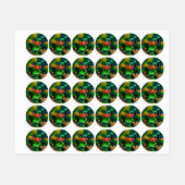 Dinosaur Park Etiketten (Blatt)