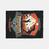 Dinosaur Park Fairways  Fleecedecke (Vorderseite (Horizontal))