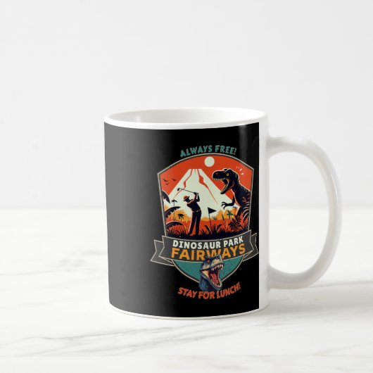 Dinosaur Park Fairways  Kaffeetasse (Rechts)