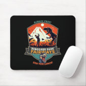 Dinosaur Park Fairways Mousepad (Mit Mouse)