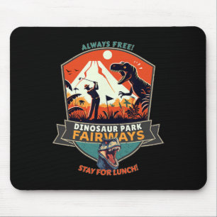 Dinosaur Park Fairways Mousepad