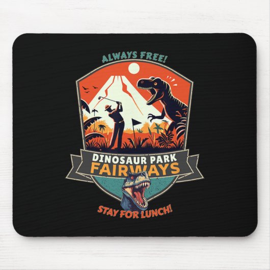 Dinosaur Park Fairways Mousepad (Vorne)
