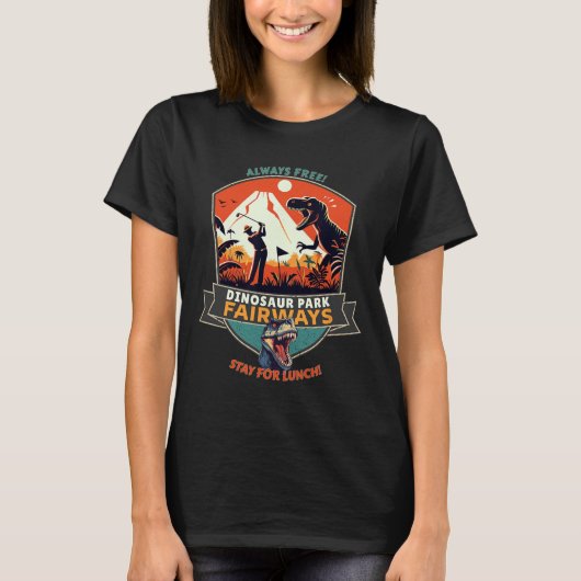 Dinosaur Park Fairways  T-Shirt (Vorderseite)
