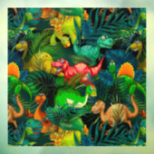 Dinosaur Park Fensteraufkleber (Blatt 3)