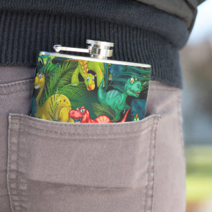 Dinosaur Park Flachmann