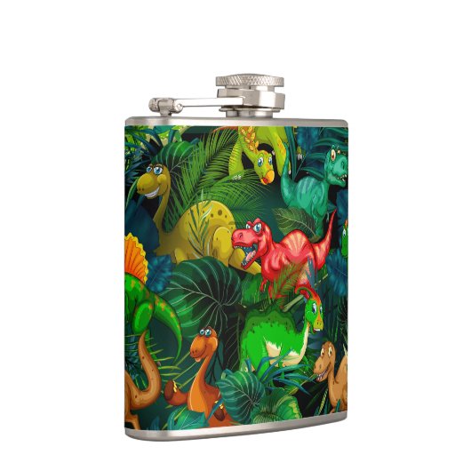 Dinosaur Park Flachmann (Rechts)