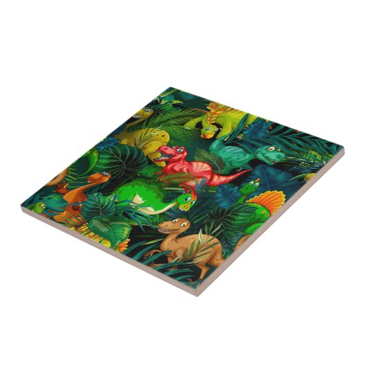 Dinosaur Park Fliese (Seite)