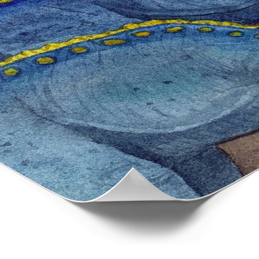 Dinosaur Park Formation Print Poster (Ecke)