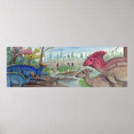 Dinosaur Park Formation Print Poster