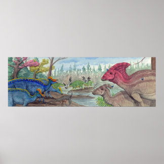 Dinosaur Park Formation Print Poster