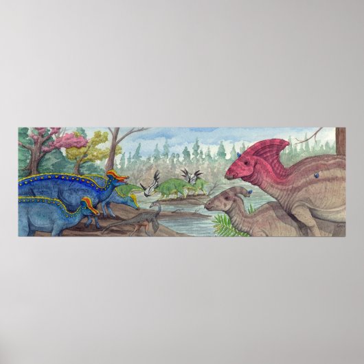 Dinosaur Park Formation Print Poster (Vorne)