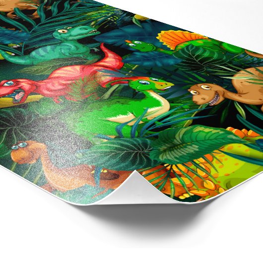 Dinosaur Park Fotodruck (Ecke)