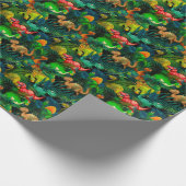 Dinosaur Park Geschenkpapier (Ecke)