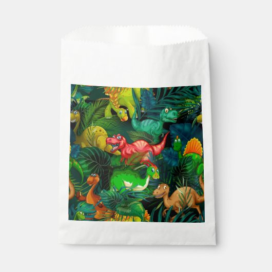 Dinosaur Park Geschenktütchen (Vorderseite)