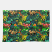 Dinosaur Park Geschirrtuch (Horizontal)