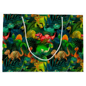 Dinosaur Park Große Geschenktüte (Rückseite)