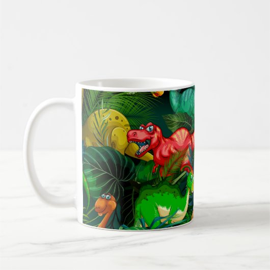 Dinosaur Park Kaffeetasse (Links)