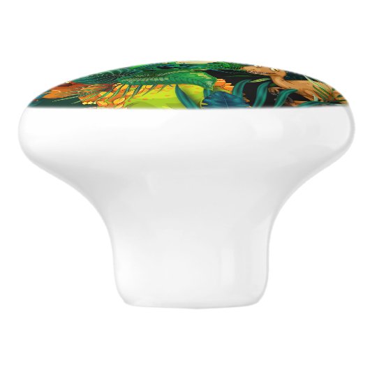 Dinosaur Park Keramikknauf (Seitenansicht)