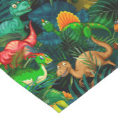 Dinosaur Park Kurzer Tischläufer (Ecke)