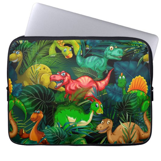 Dinosaur Park Laptopschutzhülle (Vorderseite)