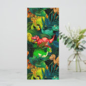 Dinosaur Park Menükarte (Stehend Vorderseite)