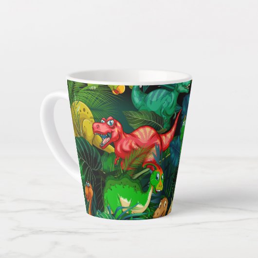 Dinosaur Park Milchtasse (Linke Ecke)