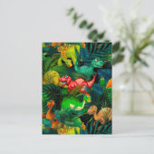 Dinosaur Park Postkarte (Stehend Vorderseite)