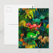 Dinosaur Park Postkarte (Vorne/Hinten)
