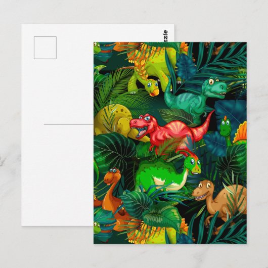 Dinosaur Park Postkarte (Vorne/Hinten)