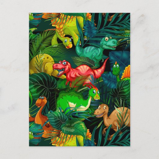 Dinosaur Park Postkarte (Vorderseite)