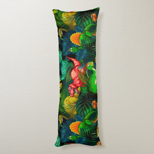 Dinosaur Park Seitenschläferkissen (Rückseite (Vertikal))