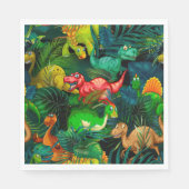 Dinosaur Park Serviette (Vorderseite)