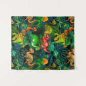 Dinosaur Park Wandteppich (Vorderseite (Horizontal))