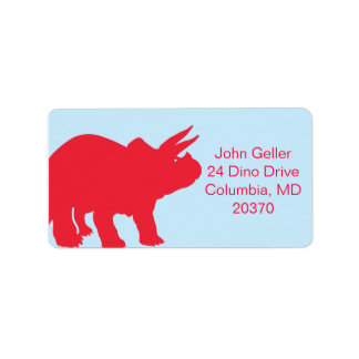 Dinosaur Party Address Labels Adressaufkleber