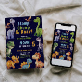 Dinosaur-Party Einladung