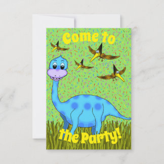 Dinosaur-Party Einladung