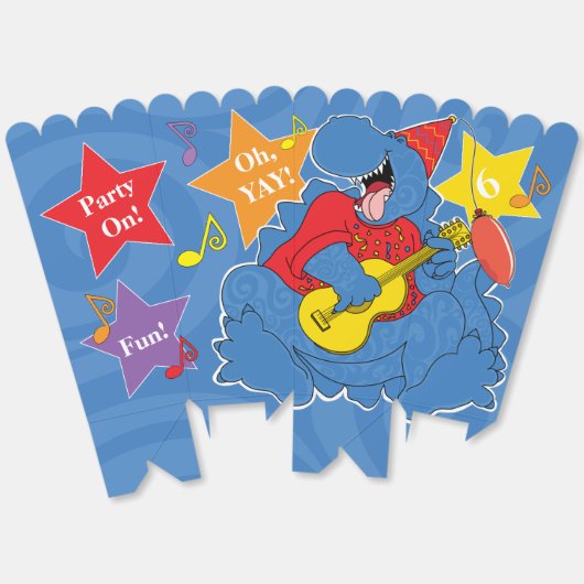 Dinosaur-Party Geschenkschachtel (Ungeklappt)