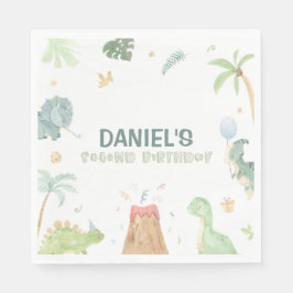 Dinosaur Party Napkins Serviette