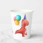 Dinosaur-Party Pappbecher (Rückseite)
