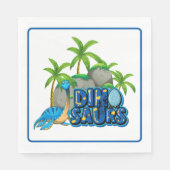 Dinosaur Party Serviette (Vorderseite)