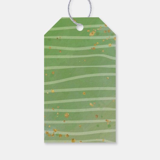 Dinosaur Party Theme Geschenkanhänger (Rückseite)