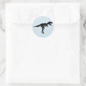 Dinosaur Party Tyrannosaurus Rex Skeleton Stickers (Tasche)