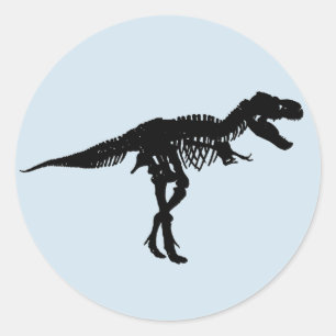 Dinosaur Party Tyrannosaurus Rex Skeleton Stickers