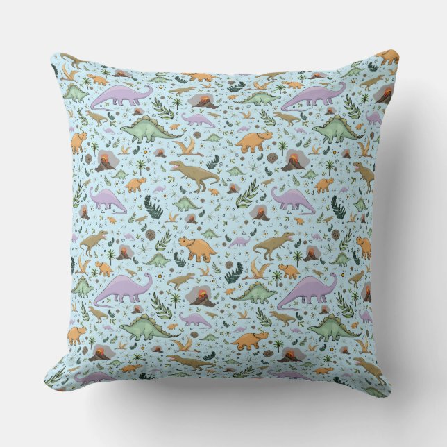 Dinosaur Pattern Cushion Kissen (Vorderseite)