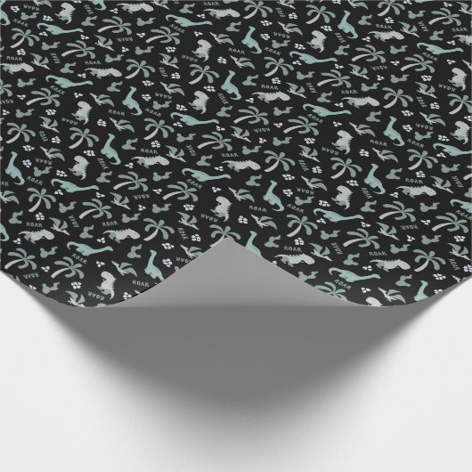 Dinosaur Pattern Geschenkpapier (Ecke)