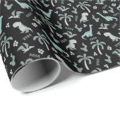Dinosaur Pattern Geschenkpapier (Rolleneckpunkt)