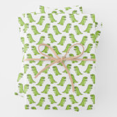Dinosaur Pattern Geschenkpapier Set (Beispiel)