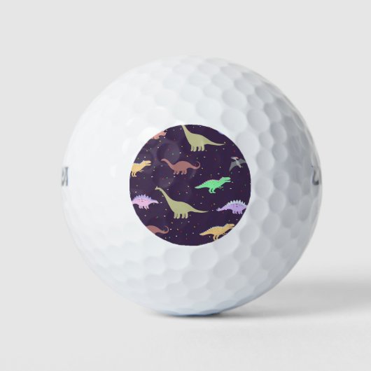Dinosaur Pattern Golfball (Vorderseite)